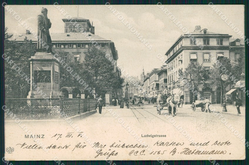 Deutschland Rheinland Pfalz Mainz Ludwigstrasse AK ansichtskarten XC7844 – fronte