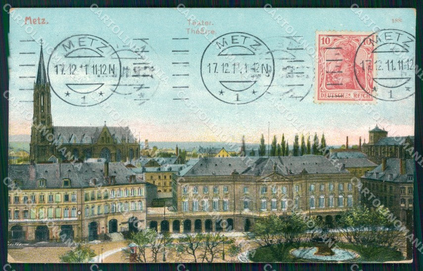 France Alsace Metz Theatre AK ansichtskarten XC7846 – fronte