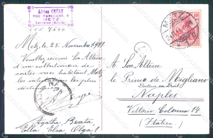 France Alsace Metz Cathedrale AK ansichtskarten XC7848 – retro