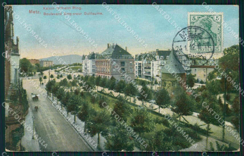 France Alsace Metz Boulevard Guillaume AK ansichtskarten XC7851 – fronte
