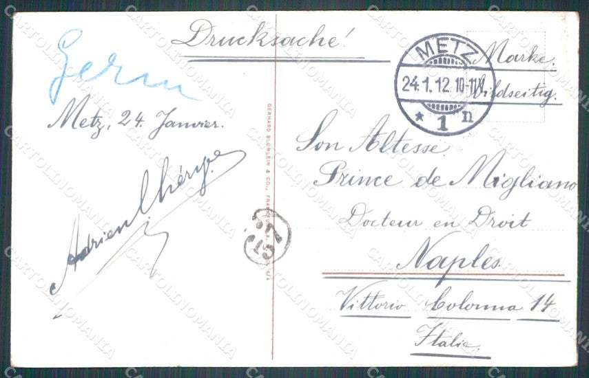 France Alsace Metz Boulevard Guillaume AK ansichtskarten XC7851 – retro