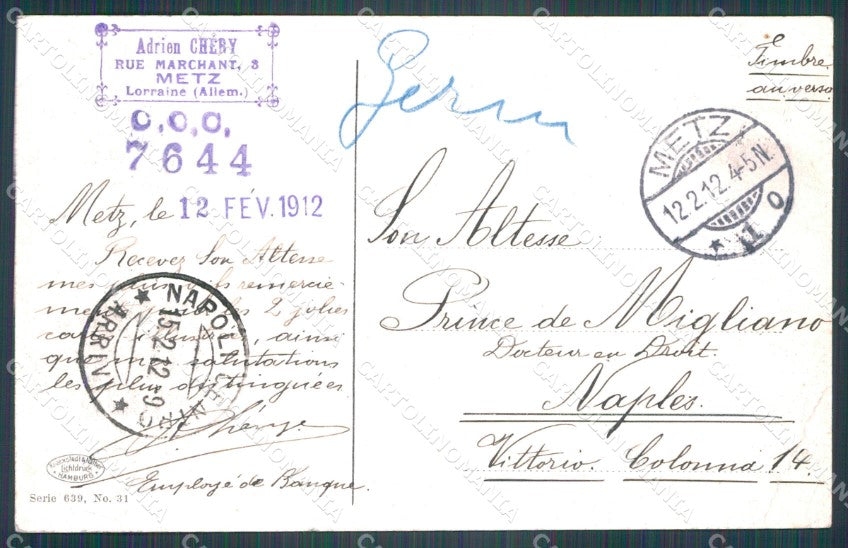 France Alsace Metz Esplanaden Blick CORNER CRESED AK ansichtskarten XC7853 – retro