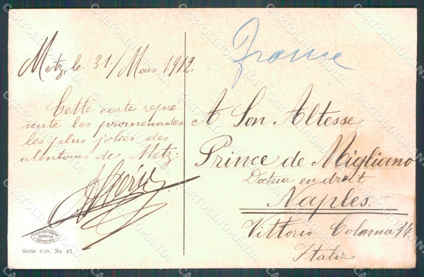 France Alsace Metz Moselaniagen AK ansichtskarten XC7855 – retro