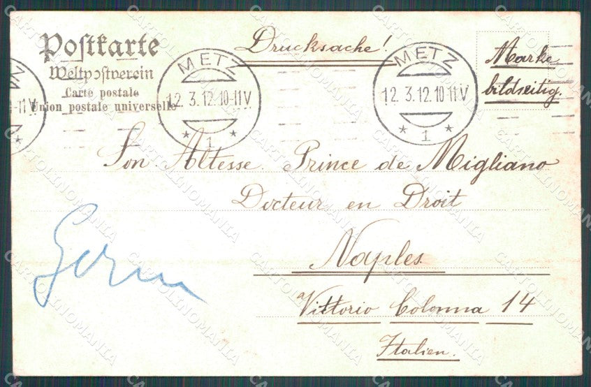 France Alsace Metz Justizpalast AK ansichtskarten XC7856 – retro