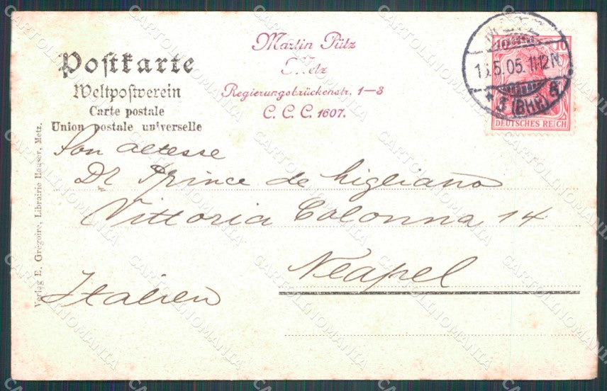 France Alsace Metz Esplanade AK ansichtskarten XC7857 – retro