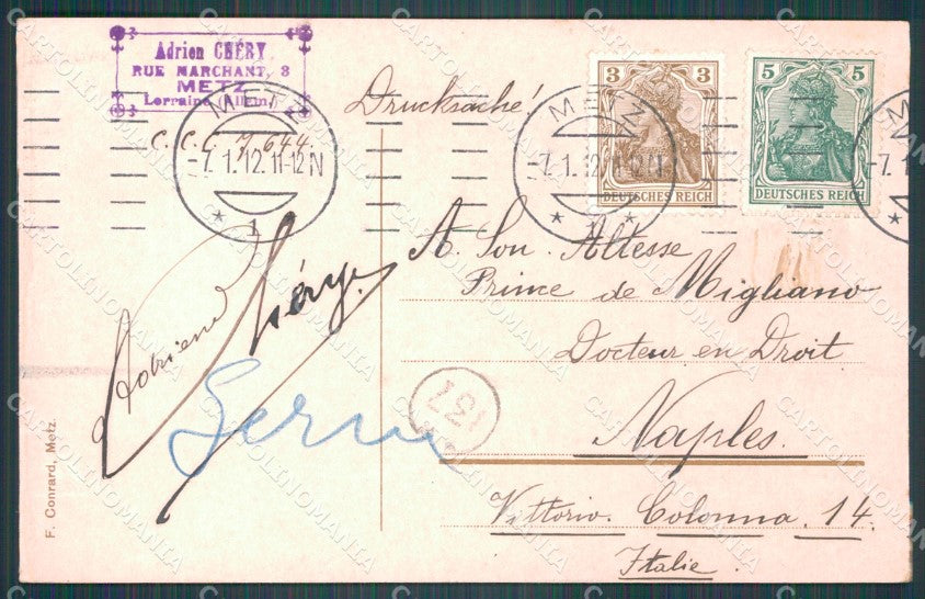 France Alsace Metz Deutsches Tor AK ansichtskarten XC7859 – retro