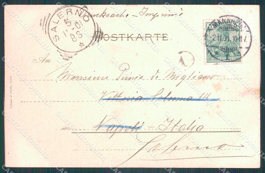Deutschland Baden Wurttemberg Mannheim Bismarckdenkmal AK ansichtskarten XC7865 – retro