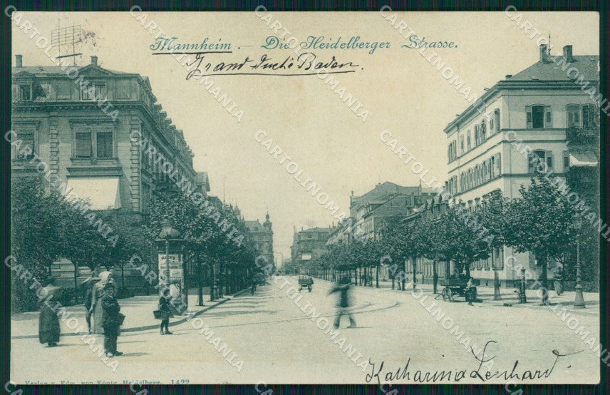 Deutschland Baden Wurttemberg Mannheim Heidelberger Strasse AK XC7869 – fronte
