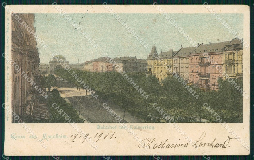 Deutschland Baden Wurttemberg Mannheim Bahnhof AK ansichtskarten XC7870 – fronte