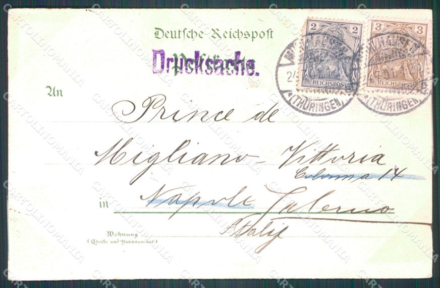 Deutschland Thuringen Muhlhausen Gruss aus AK ansichtskarten XC7873 – retro