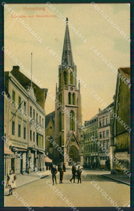 Deutschland Sachsen Anhalt Merseburg Maximikirche WRINKLES ansichtskarten XC7887 – fronte