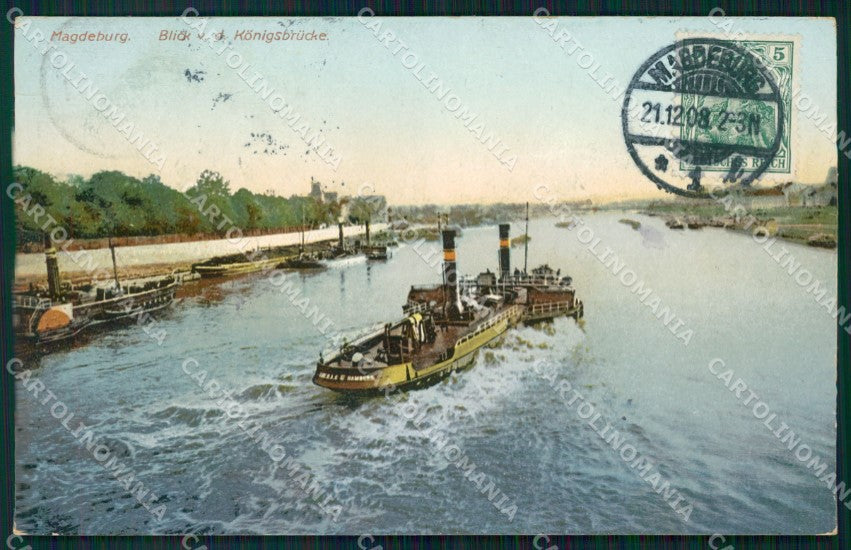 Deutschland Sachsen Anhalt Magdeburg Konigsbrucke AK ansichtskarten XC7891 – fronte