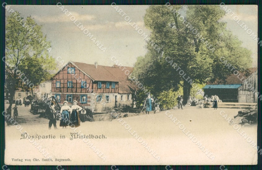 Deutschland Bayern Mistelbach Dorfpartie WRINKLES AK ansichtskarten XC7893 – fronte