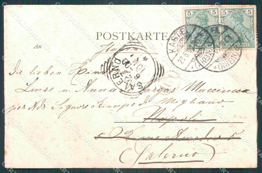 Deutschland Rheinland Pfalz Mainz Gutenbergfeier WRINKLES TEARED AK XC7895 – retro