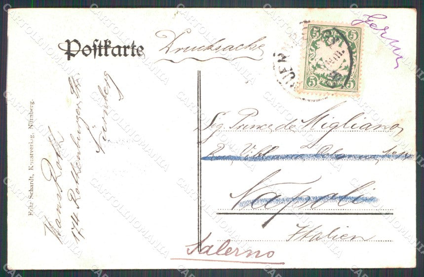 Deutschland Bayern Nurnberg Austellung 1906 AK ansichtskarten XC7907 – retro