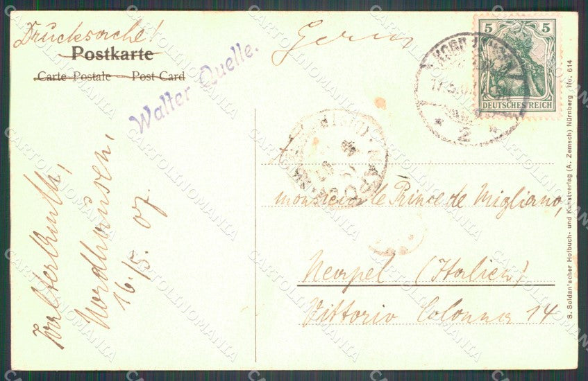 Deutschland Bayern Nurnberg Schoner Erker AK ansichtskarten XC7909 – retro