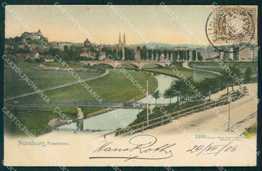 Deutschland Bayern Nurnberg Panorama AK ansichtskarten XC7914 – fronte