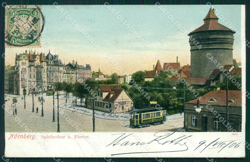 Deutschland Bayern Nurnberg Spittlerthor AK ansichtskarten XC7918 – fronte
