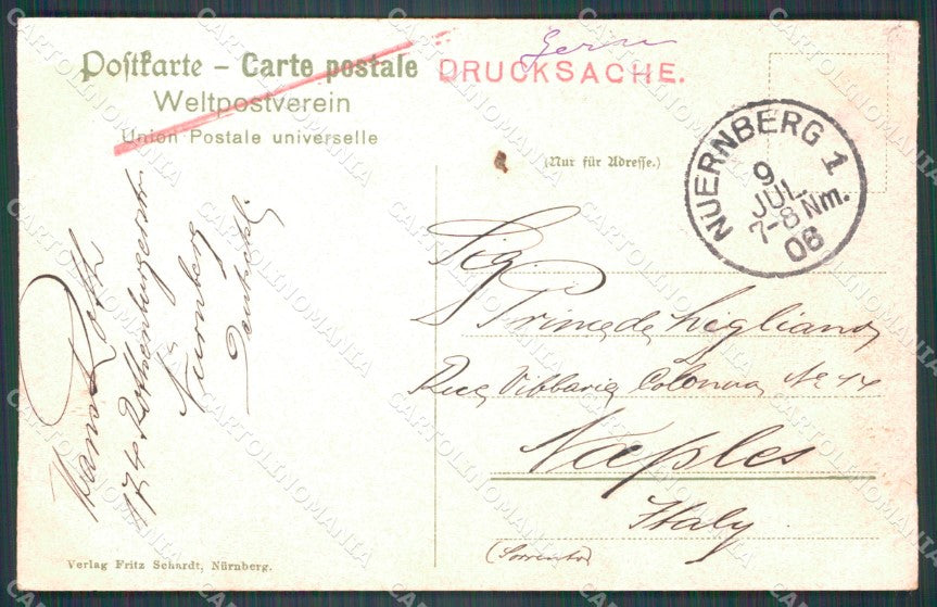 Deutschland Bayern Nurnberg Spittlerthor AK ansichtskarten XC7918 – retro