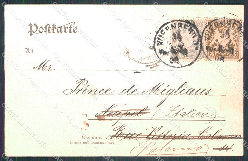 Deutschland Bayern Nurnberg Ludwigsstrasse AK ansichtskarten XC7920 – retro