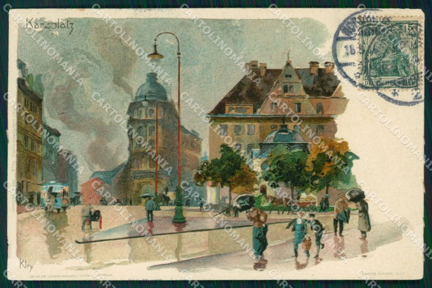 Deutschland Bayern Munchen Kley Karlsplatz AK ansichtskarten XC7935 – fronte