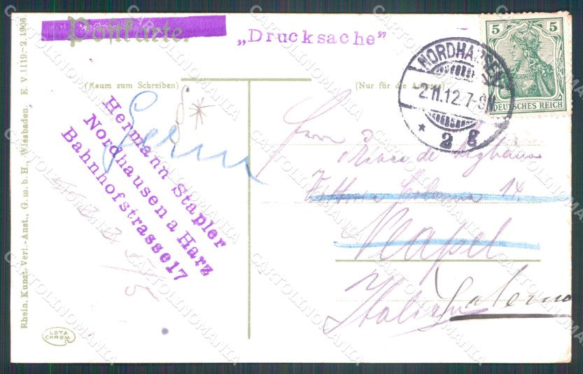 Deutschland Thuringen Nordhausen Spendefriedhof AK ansichtskarten XC7936 – retro