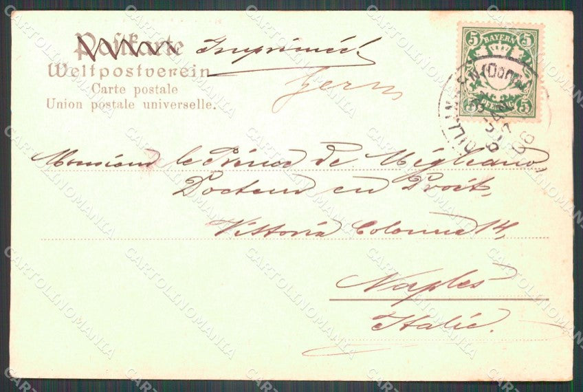 Deutschland Bayern Nurnberg Neptunbrunnen AK ansichtskarten XC7943 – retro