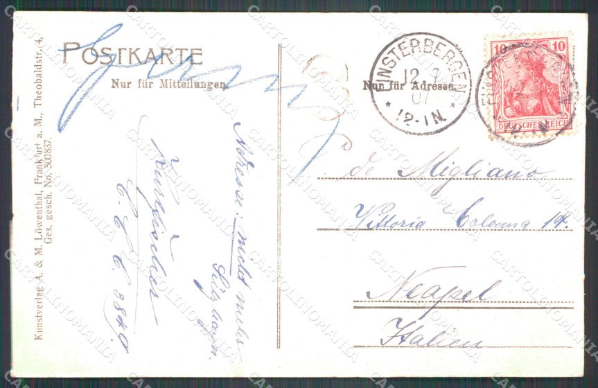Deutschland Thuringen Ellrich am Harz im Jahre 1650 AK ansichtskarten XC7944 – retro