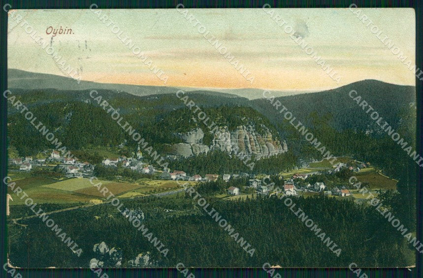 Deutschland Sachsen Oybin CORNER CREASED AK ansichtskarten XC7952 – fronte