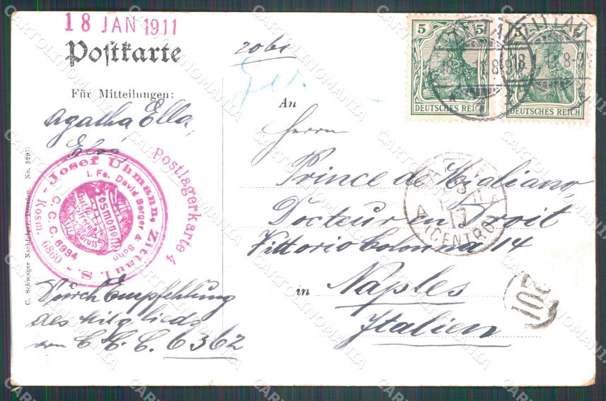 Deutschland Sachsen Oybin CORNER CREASED AK ansichtskarten XC7952 – retro
