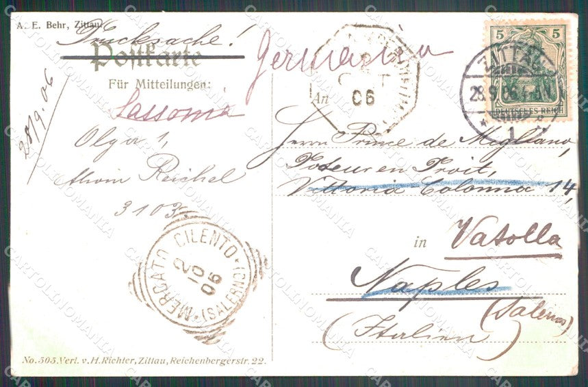 Deutschland Sachsen Oybin Kirchhof AK ansichtskarten XC7955 – retro