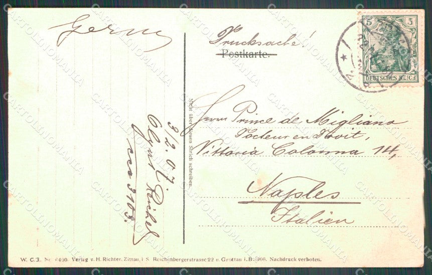 Deutschland Sachsen Oybin Winter AK ansichtskarten XC7956 – retro