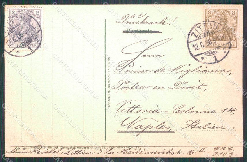Deutschland Sachsen Gruss vom Oybin AK ansichtskarten XC7957 – retro