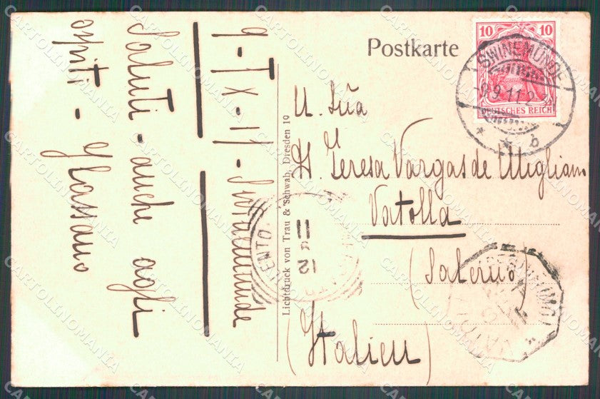 Polen Swinoujscie Ostseebad Swinemunde Bollwerk AK ansichtskarten XC7962 – retro