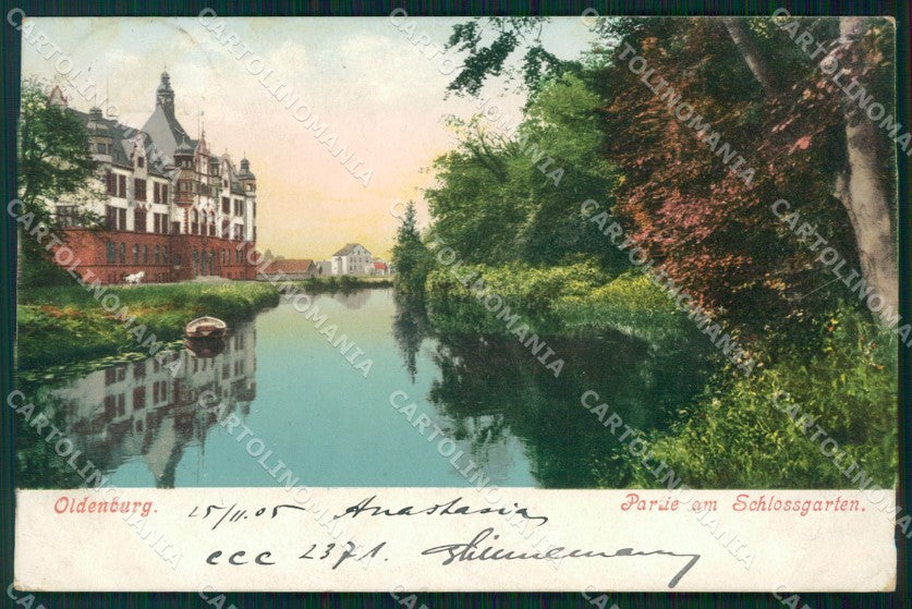 Deutschland Niedersachsen Oldenburg Schlossgarten AK ansichtskarten XC7966 – fronte