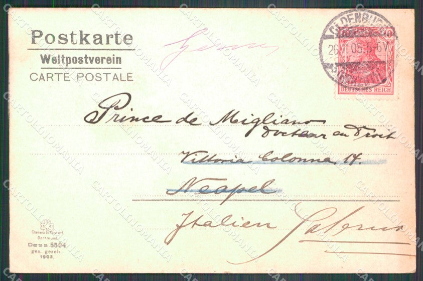 Deutschland Niedersachsen Oldenburg Schlossgarten AK ansichtskarten XC7966 – retro