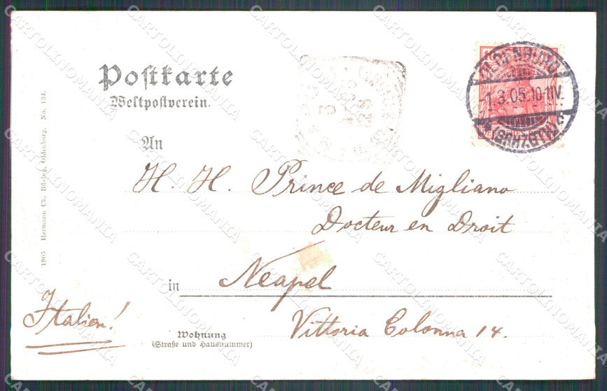 Deutschland Niedersachsen Oldenburg Schlossgarten AK ansichtskarten XC7968 – retro