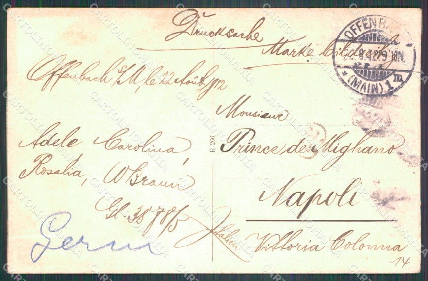 Deutschland Hessen Offenbach Frankfurter Strasse AK ansichtskarten XC7970 – retro