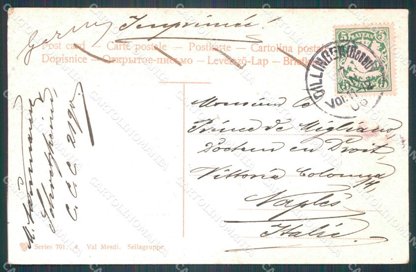 Belluno Val Mesdi Sellagruppe AK ansichtskarten XC7978 – retro