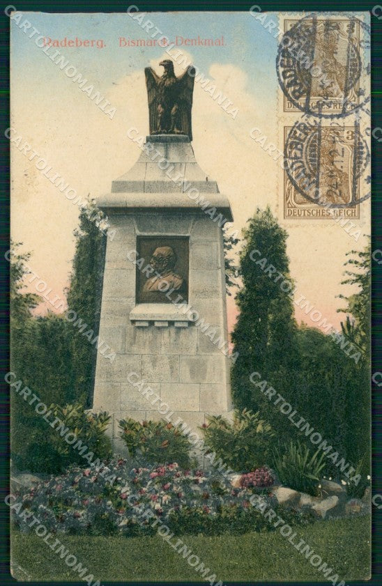 Deutschland Sachsen Radeberg Bismarck Denkmal AK ansichtskarten XC8010 – fronte