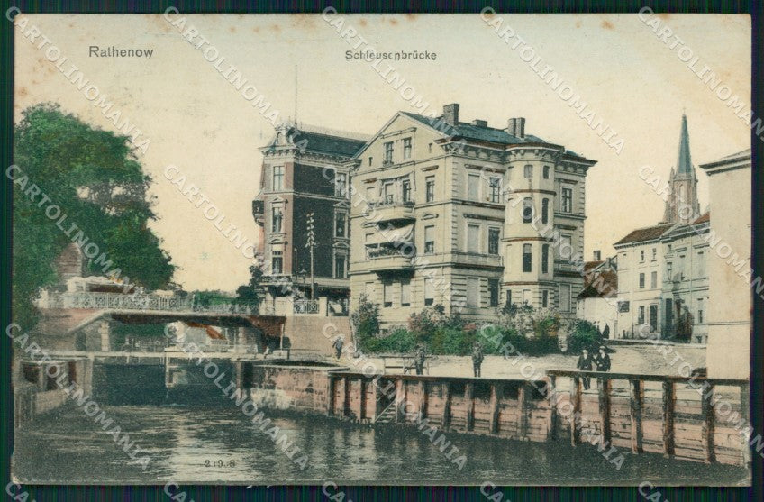 Deutschland Brandenburg Rathenow Schleusenbrucke AK ansichtskarten XC8019 – fronte