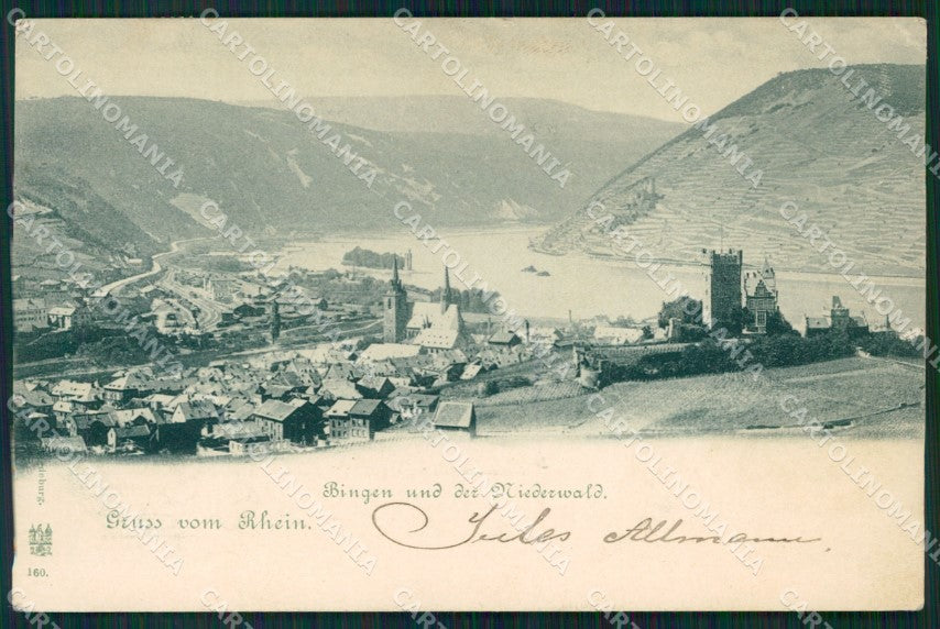 Deutschland Rheinland Pfalz Bingen Gruss vom Rheim AK ansichtskarten XC8027 – fronte