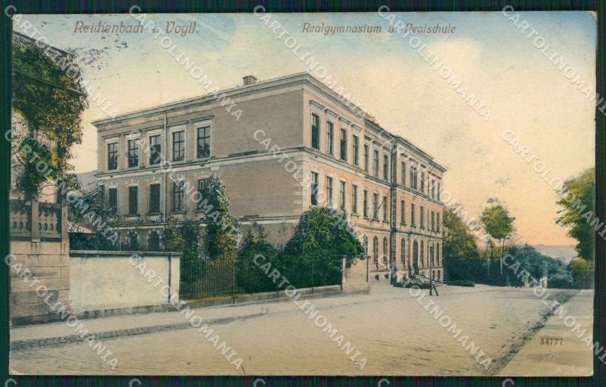 Deutschland Sachsen Reichenbach im Vogtland CREASED AK ansichtskarten XC8028 – fronte