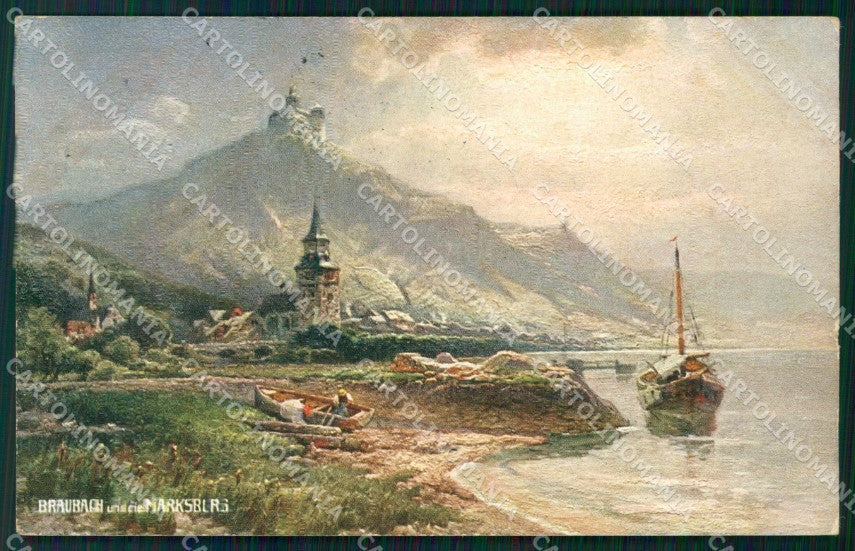 Deutschland Rheinland Pfalz Braubach Marksburg AK ansichtskarten XC8042 – fronte