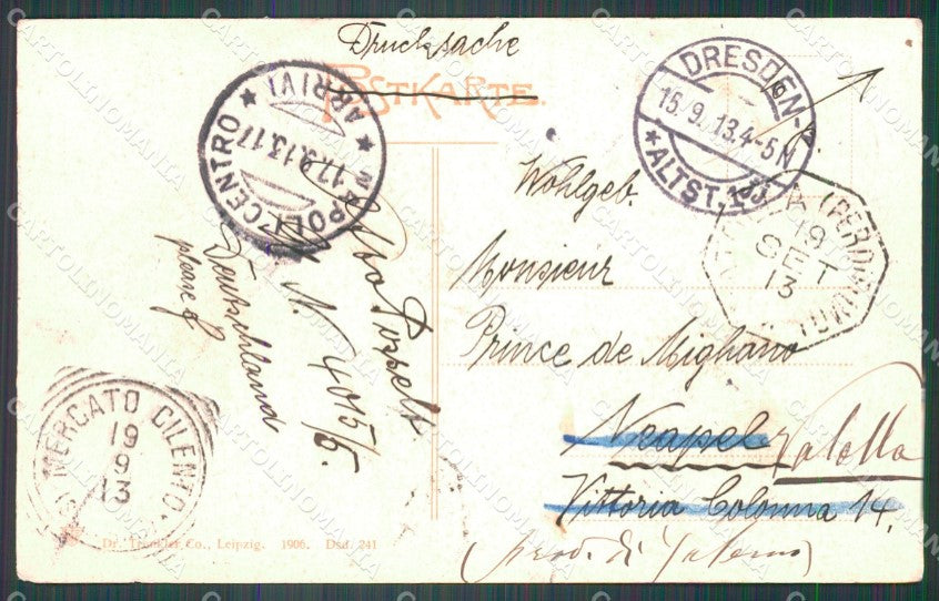 Deutschland Sachsen Dresden Racknitz Bismarcksaule AK ansichtskarten XC8045 – retro