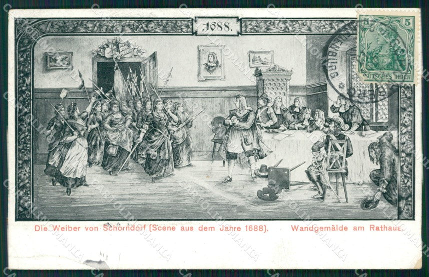 Deutschland Baden Wurttemberg Schorndorf CORNER CREASED AK ansichtskarten XC8046 – fronte