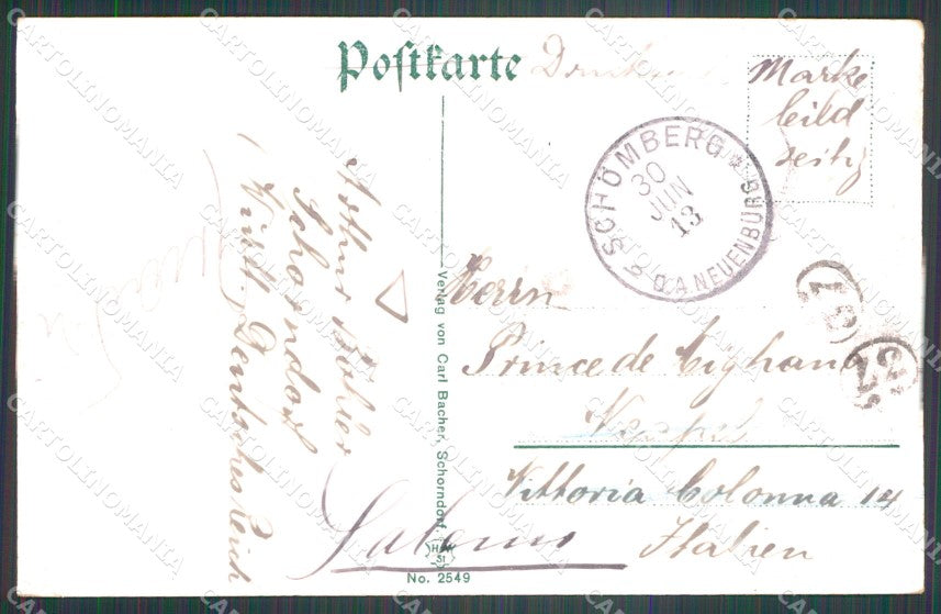 Deutschland Baden Wurttemberg Schorndorf CORNER CREASED AK ansichtskarten XC8046 – retro