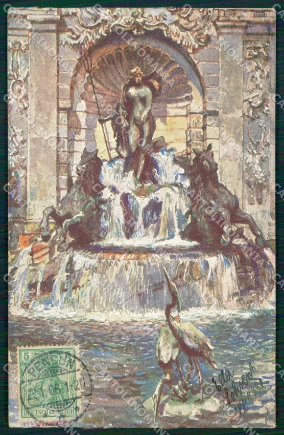 Polen Szczecin Stettin Felderhoff Brunnen AK ansichtskarten XC8065 – fronte