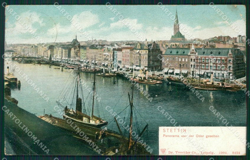 Polen Szczecin Stettin CORNER CREASED AK ansichtskarten XC8075 – fronte