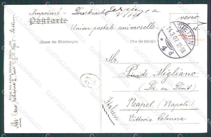 Polen Szczecin Stettin Blick Stromaufwarts AK ansichtskarten XC8084 – retro